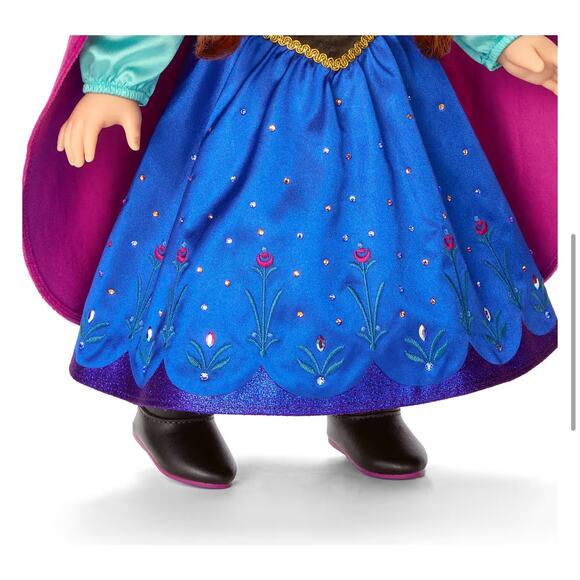 NEW American Girl Disney Frozen ANNA COLLECTOR DOLL 18" Limited Edition BOX - Picture 11 of 15